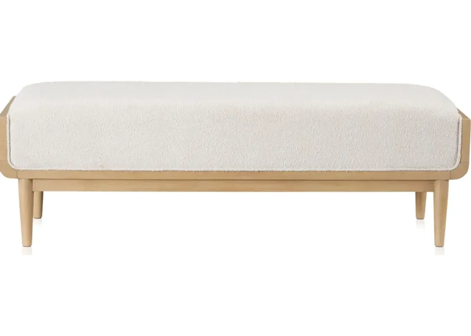 Santa Monica Upholstered Bench - Natural