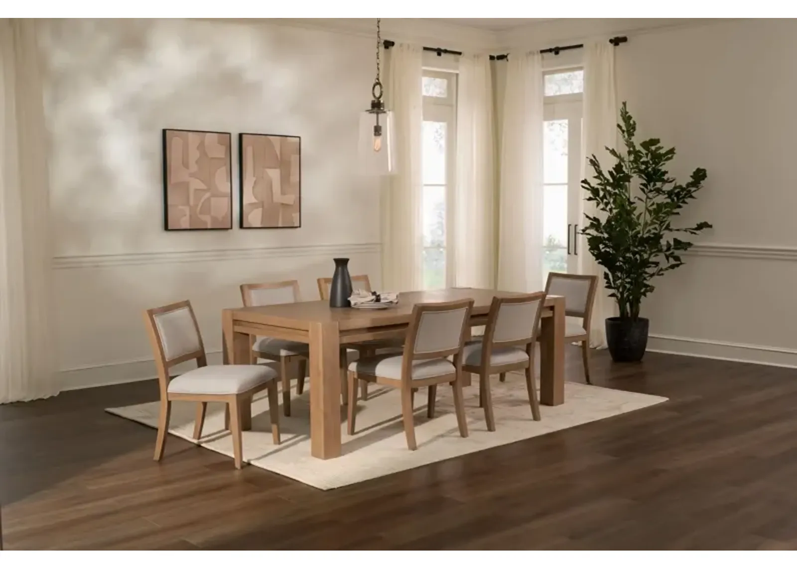 Tremont Extendable Dining Table and 6 Side Chairs