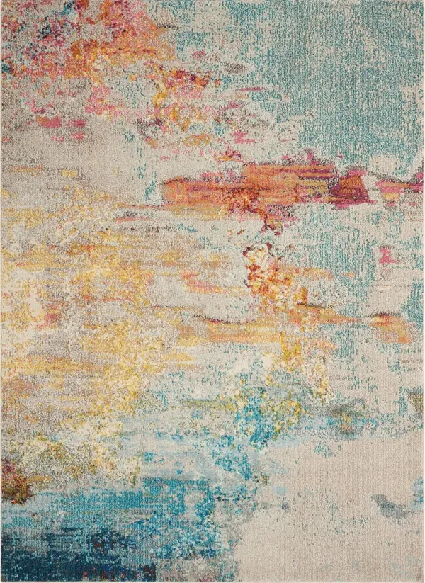 Tulum 4' x 6' Area Rug - Multicolor