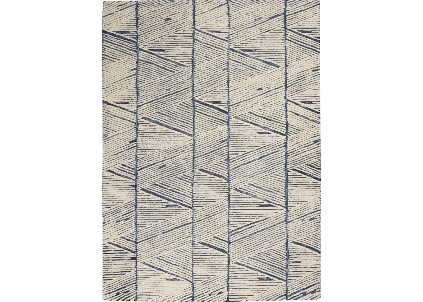 Berlin 4' x 6' Area Rug - White/Blue