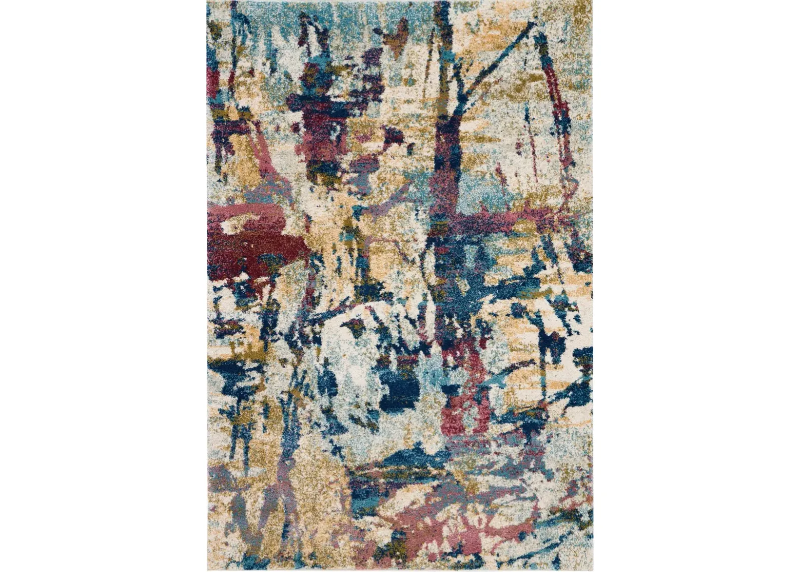 Nicola 4' x 6' Area Rug - Cream Multi