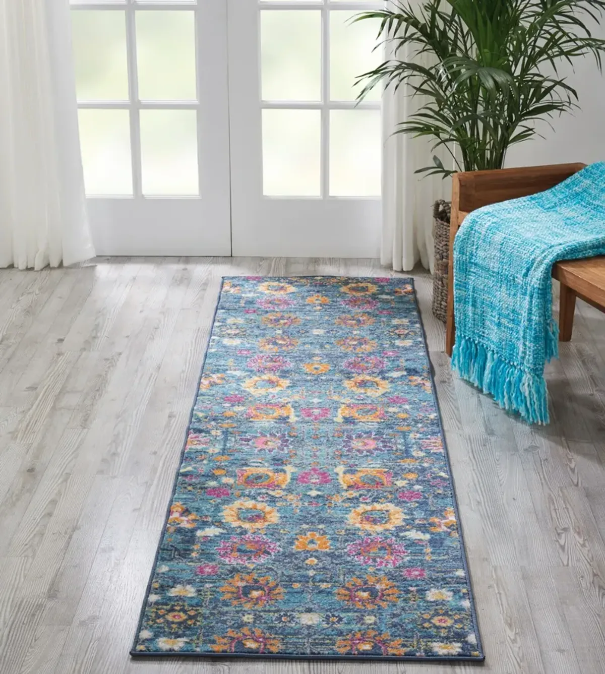 Tralee 2' x 8' Runner - Denim