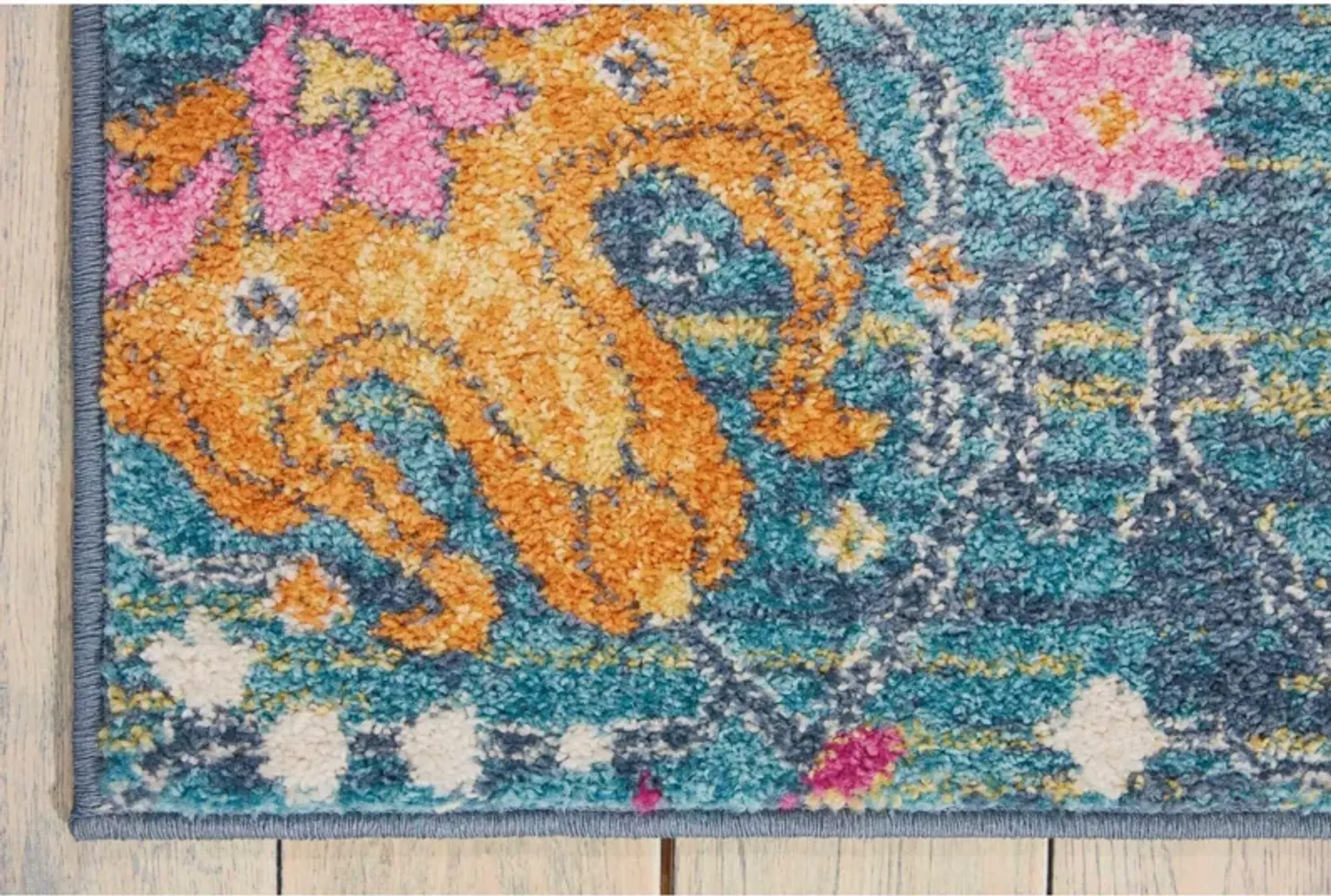 Tralee 4' x 6' Area Rug - Denim | Furniture.com