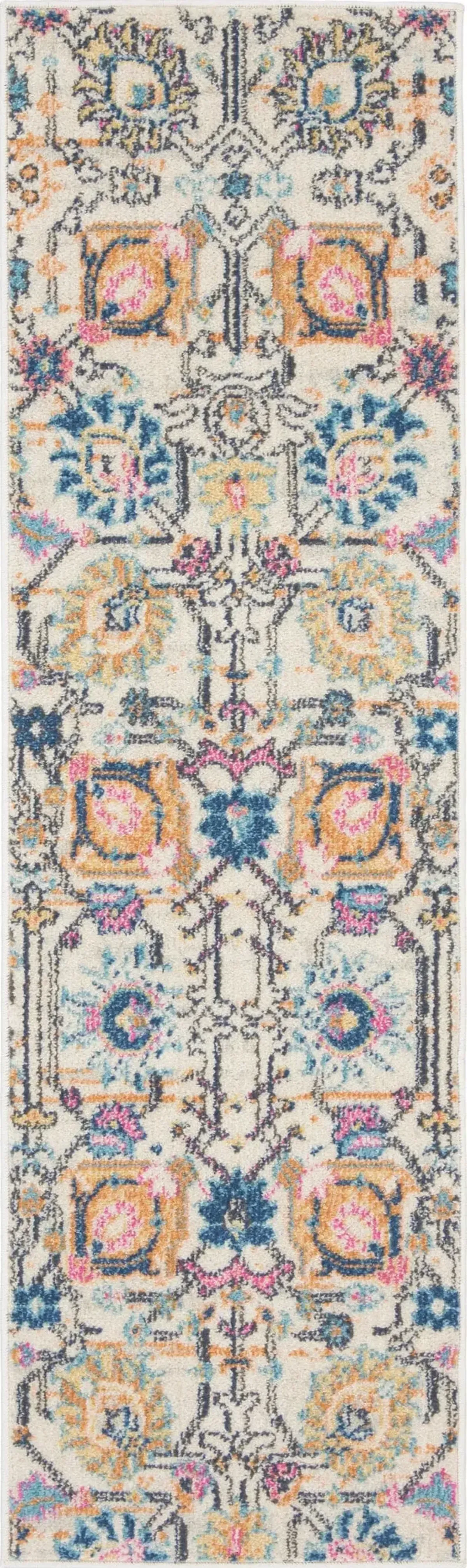 Tralee 2' x 6' Runner - Ivory Multicolor