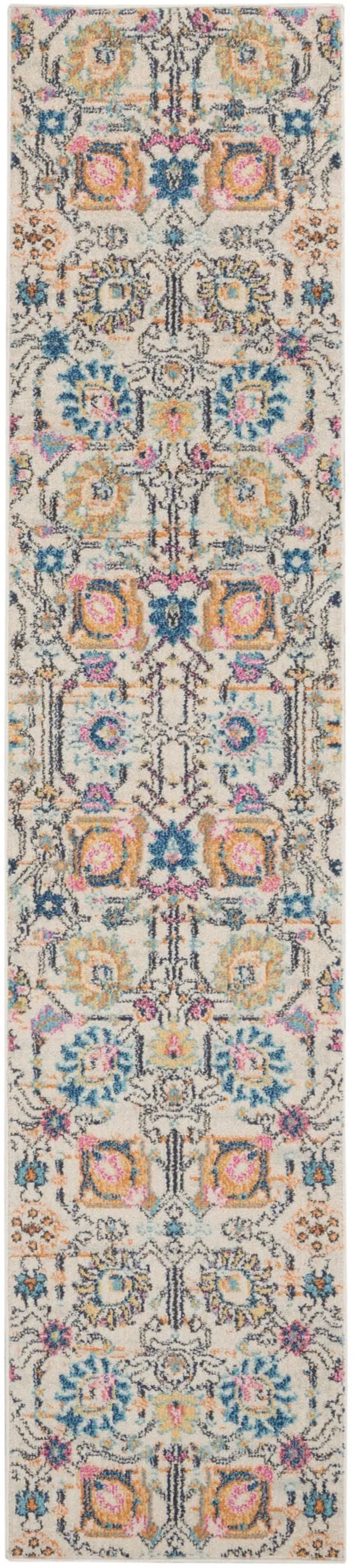 Tralee 2' x 10' Runner - Ivory Multicolor