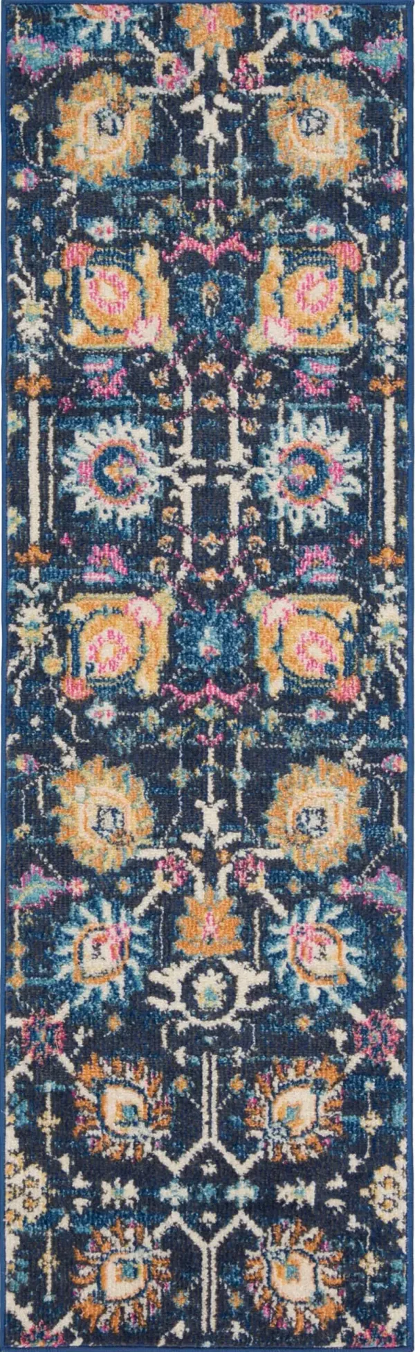 Tralee 2' x 10' Runner - Navy