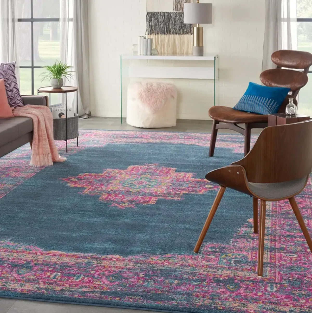 Tralee 10' x 14' Area Rug - Blue