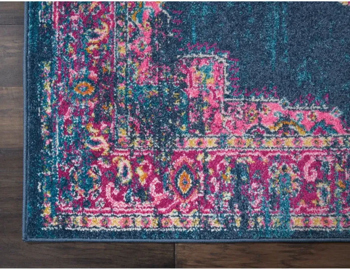 Tralee 2' x 6' Runner Rug - Blue