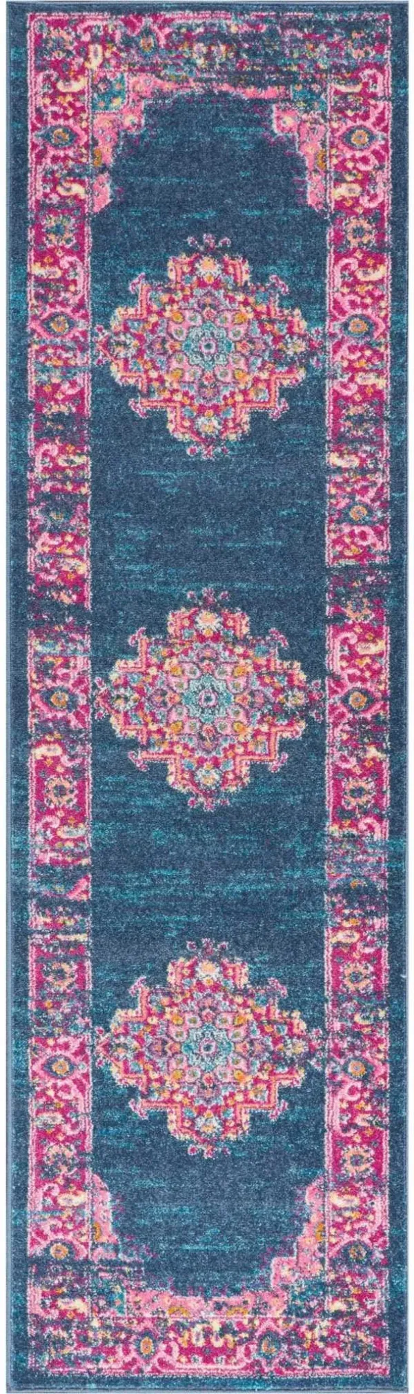 Tralee 2' x 8' Runner Rug - Blue