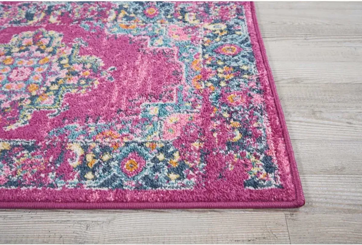 Tralee 2' x 3' Area Rug - Fuchsia