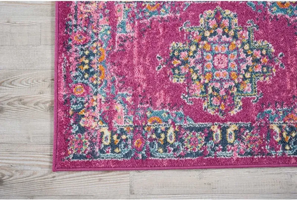 Tralee 2' x 3' Area Rug - Fuchsia