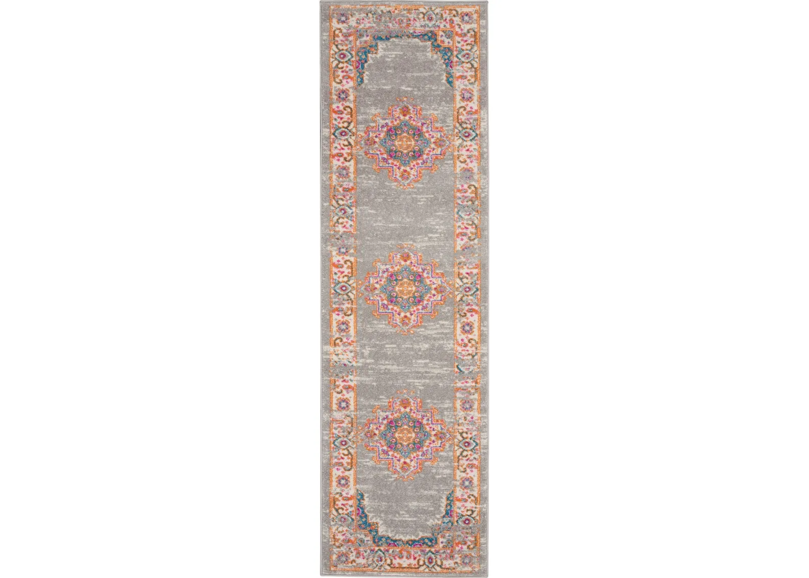 Tralee 2' x 8' Runner Rug - Gray