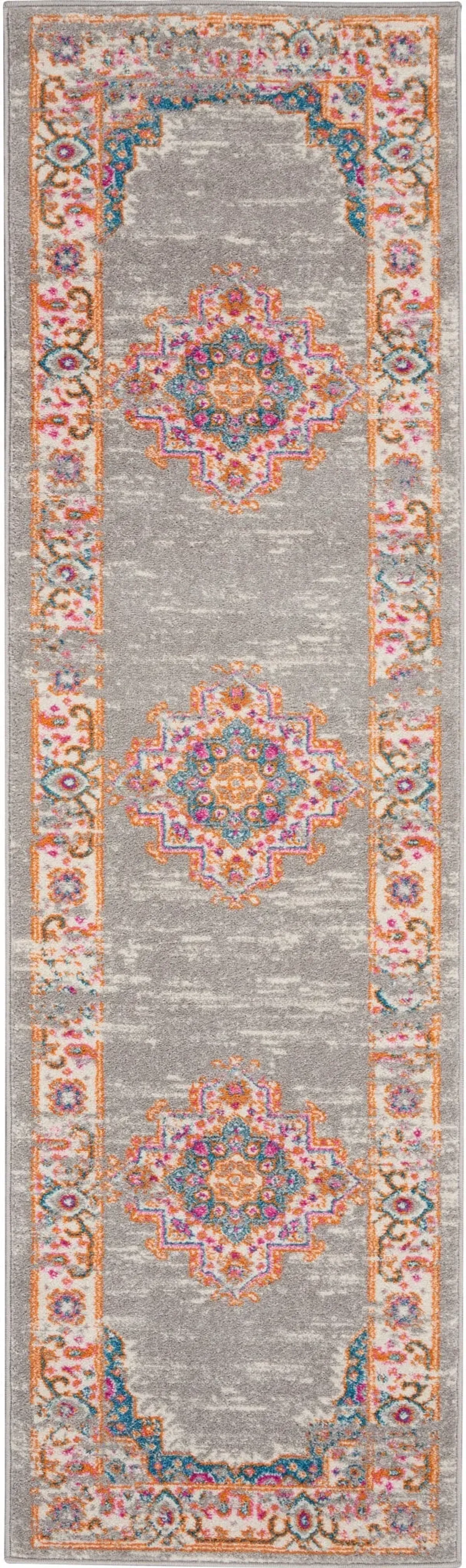 Tralee 2' x 8' Runner Rug - Gray