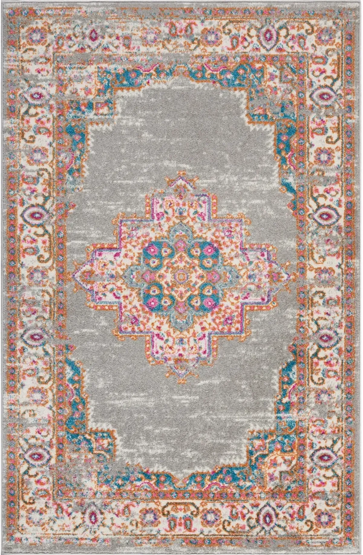 Tralee 4' x 6' Area Rug - Gray