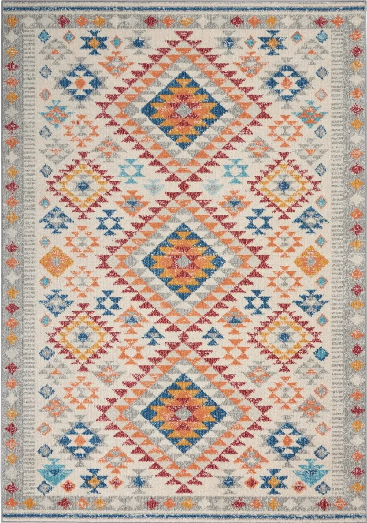 Tralee 4' x 6' Area Rug - Ivory Multicolor