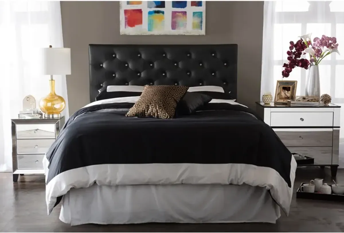 Mareisa Full Upholstered Headboard - Black