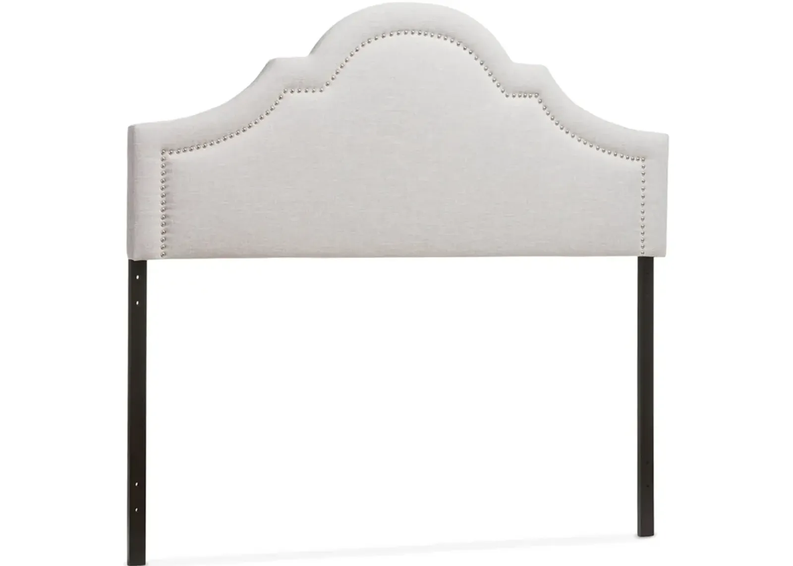 Nissa Queen Upholstered Headboard - Grayish Beige