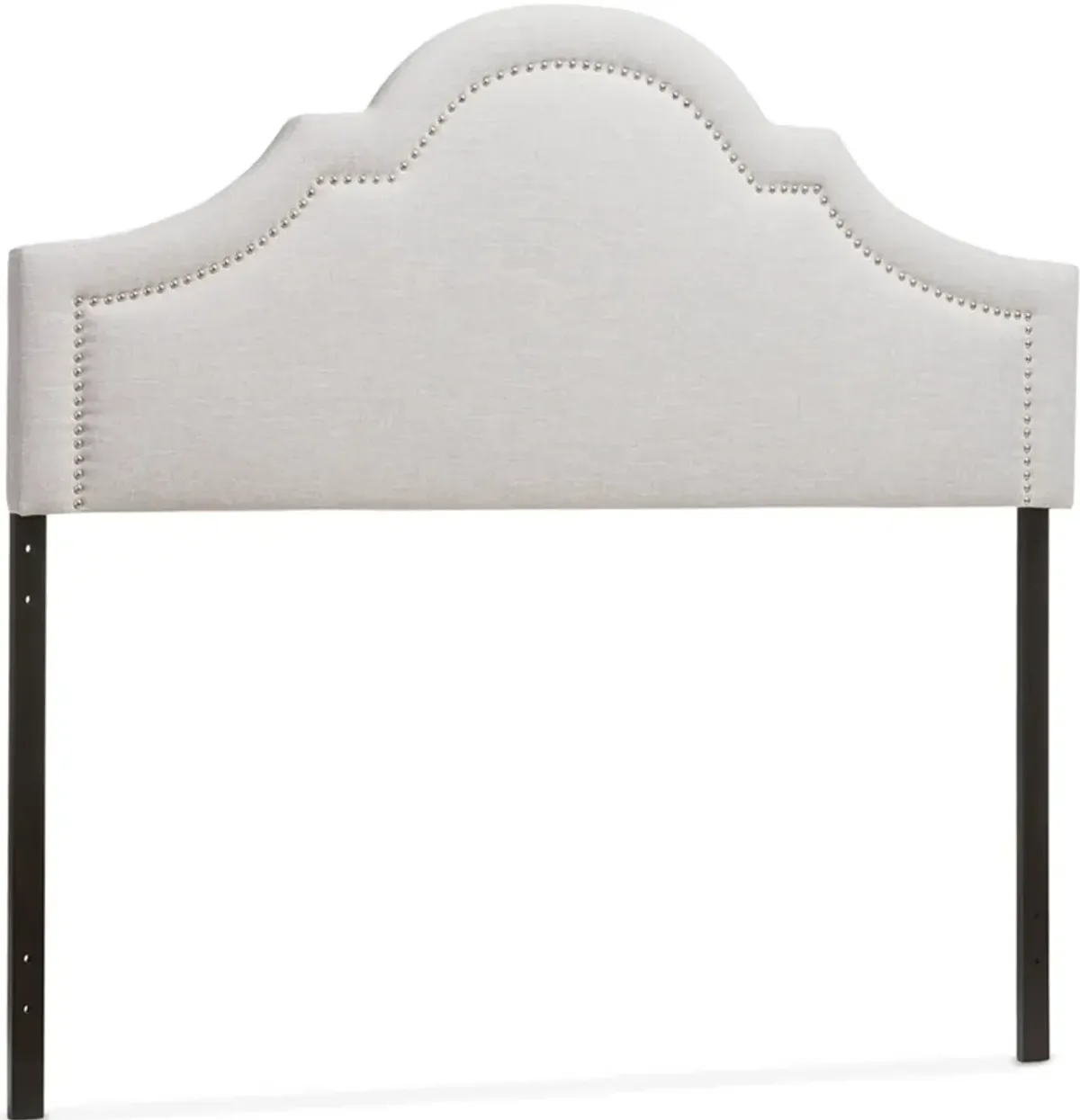 Nissa Queen Upholstered Headboard - Grayish Beige