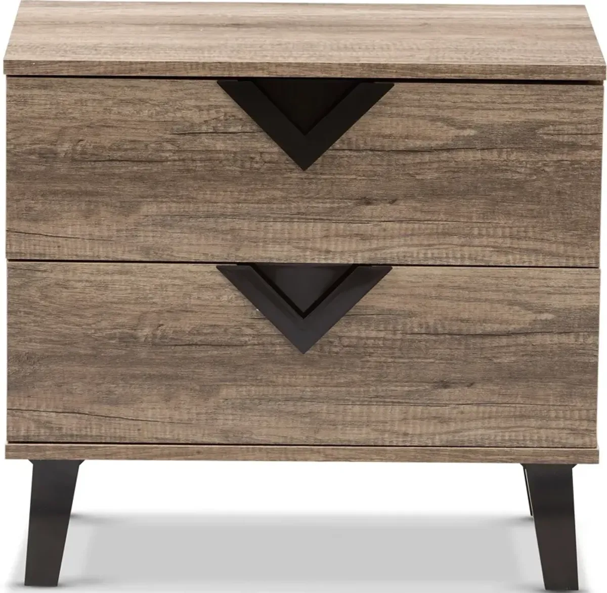 Padma 2 Drawer Nightstand - Light Brown