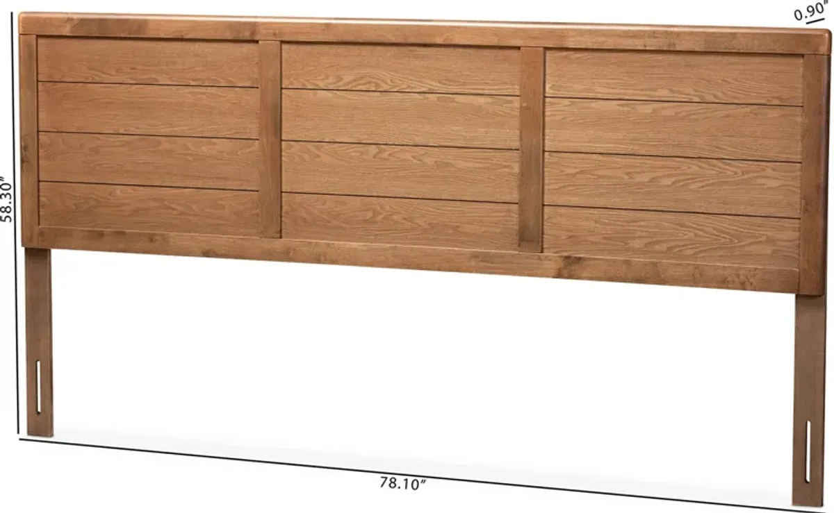 Keva King Headboard - Ash Walnut