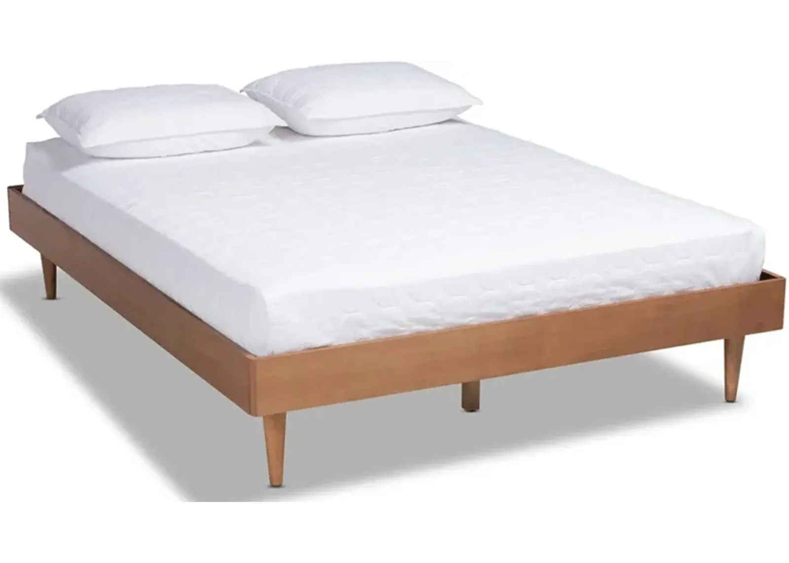 Sheniah Full Platform Bed Frame - Ash Walnut