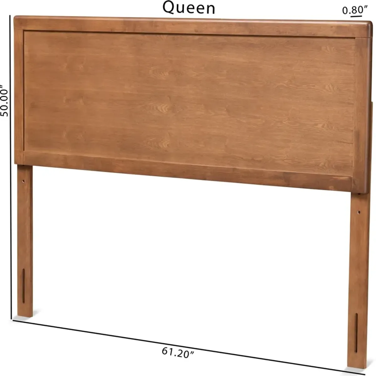 Sibyl Queen Headboard - Ash Walnut