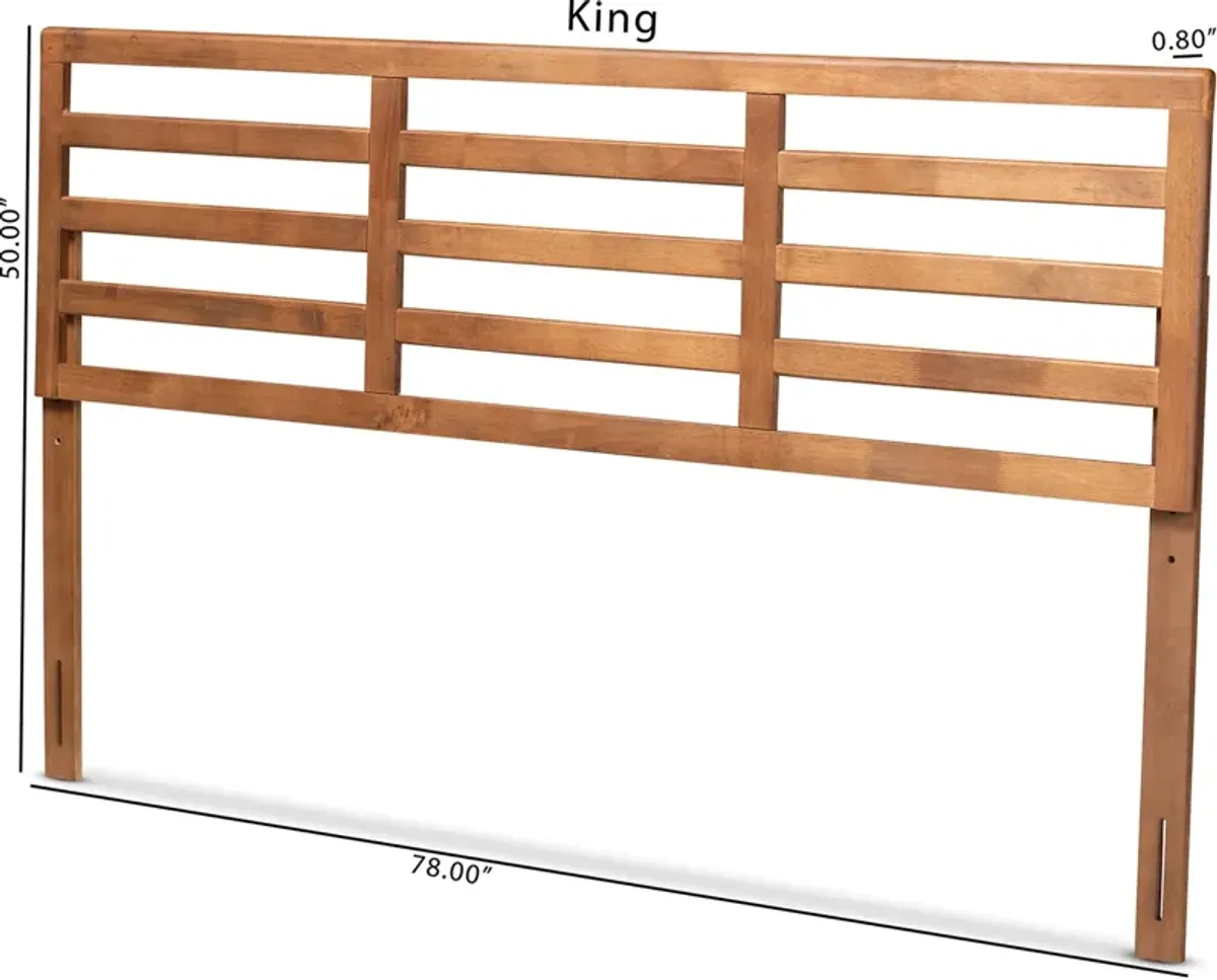 Solange King Headboard - Ash Walnut