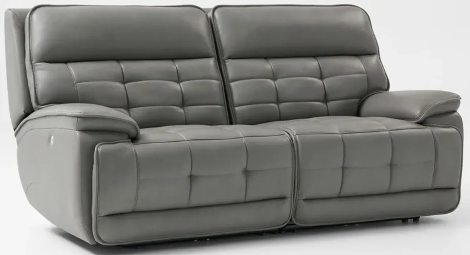 Cascade 2-Piece Triple-Power Reclining Sofa - Gray