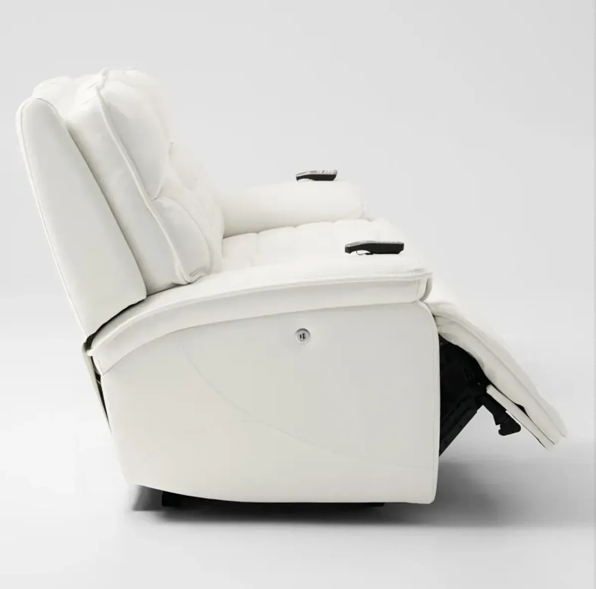 Cascade 3-Piece Triple-Power Reclining Sofa - White