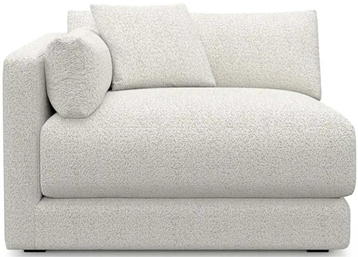 Malibu Left-Facing Chair - River Rock Ivory