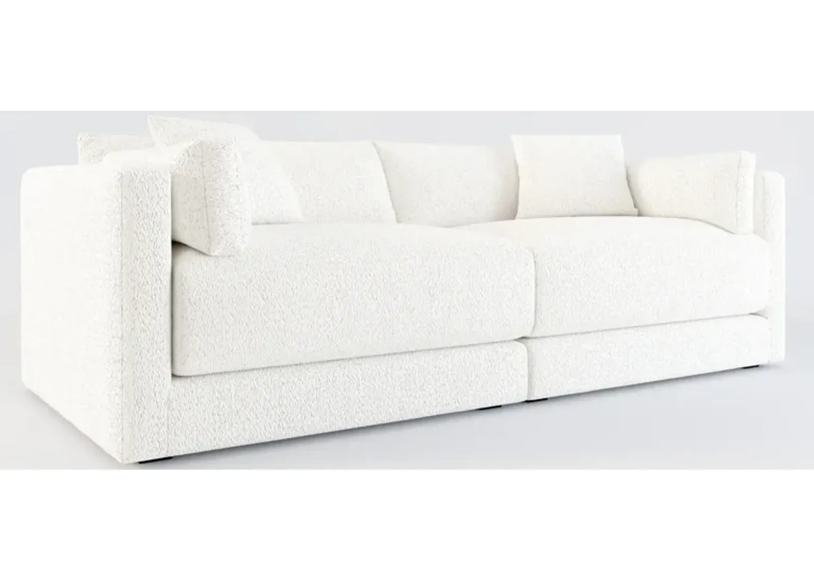 Malibu 2-Piece Sofa - River Rock Ivory