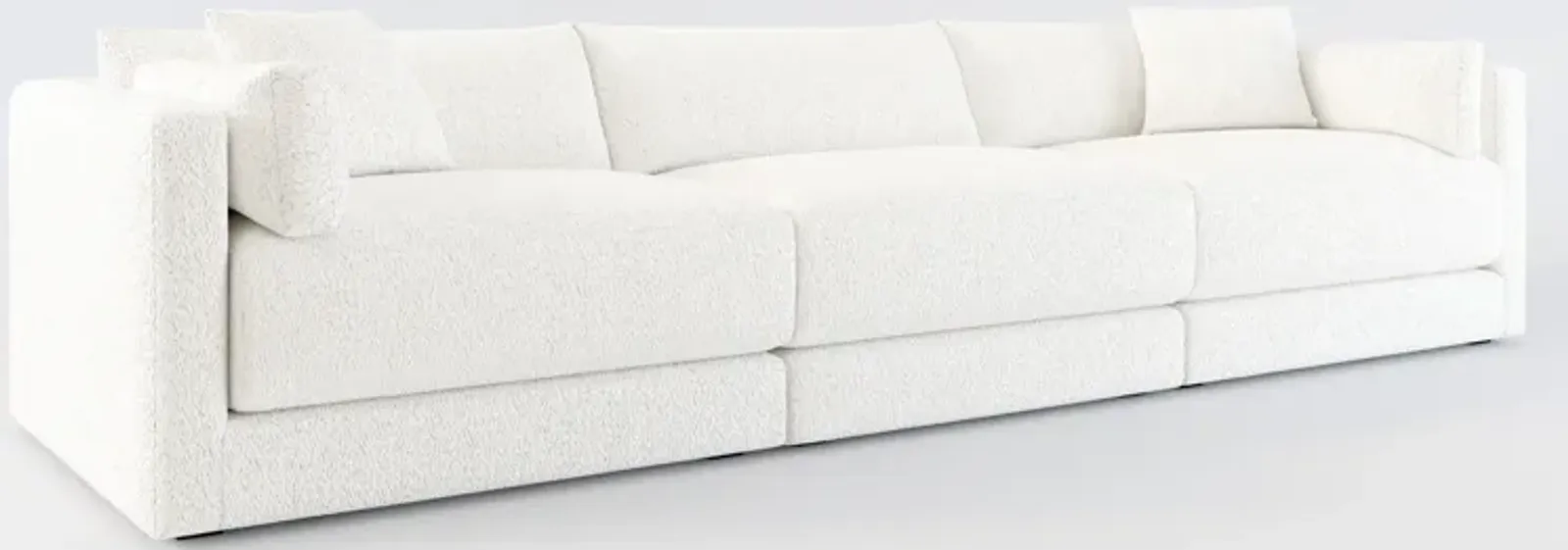 Malibu 3-Piece Sofa - River Rock Ivory