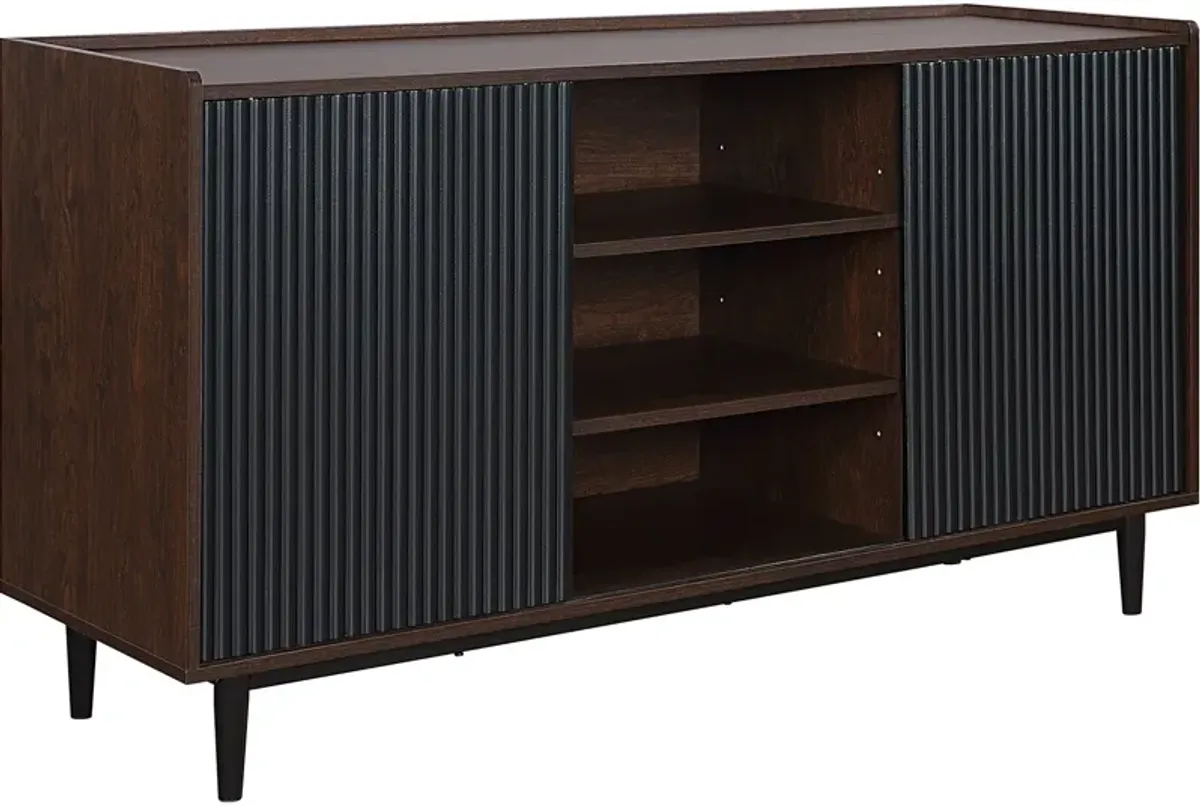 Colter Sideboard - Dark Brown/Black