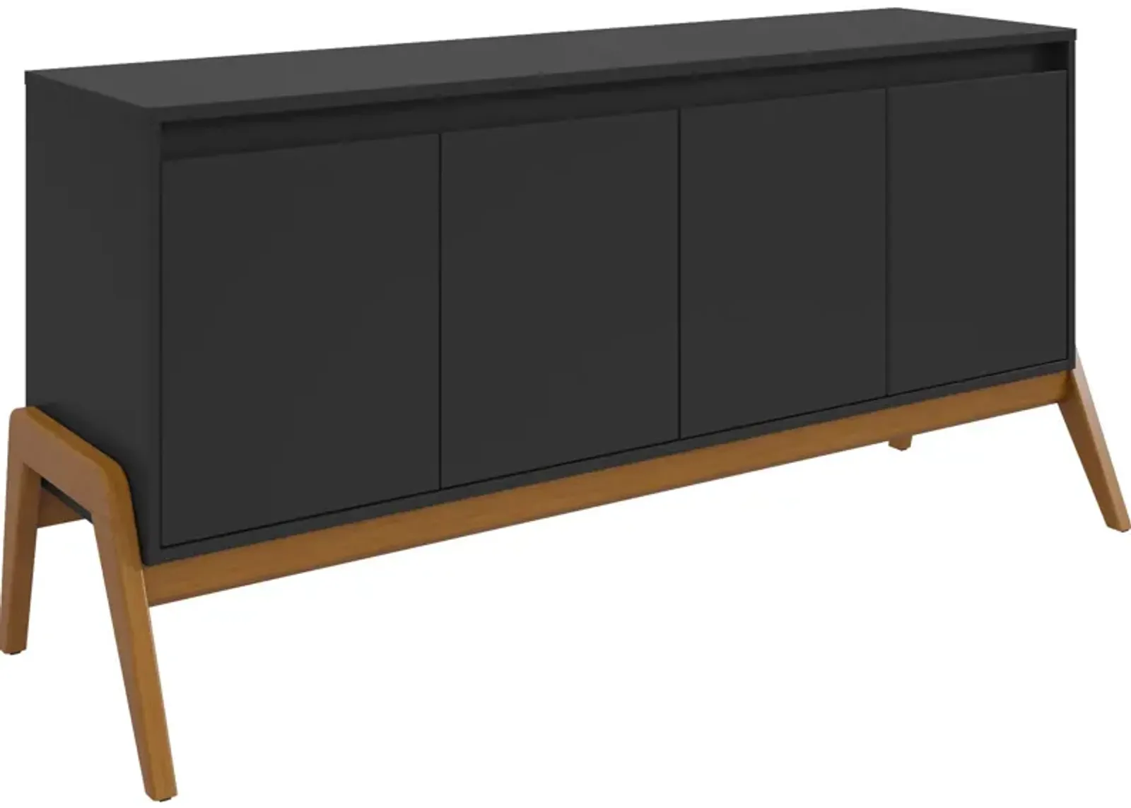 Zamir 63" Sideboard - Matte Black