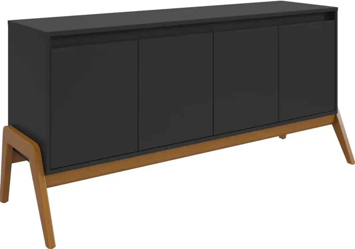 Zamir 63" Sideboard - Matte Black