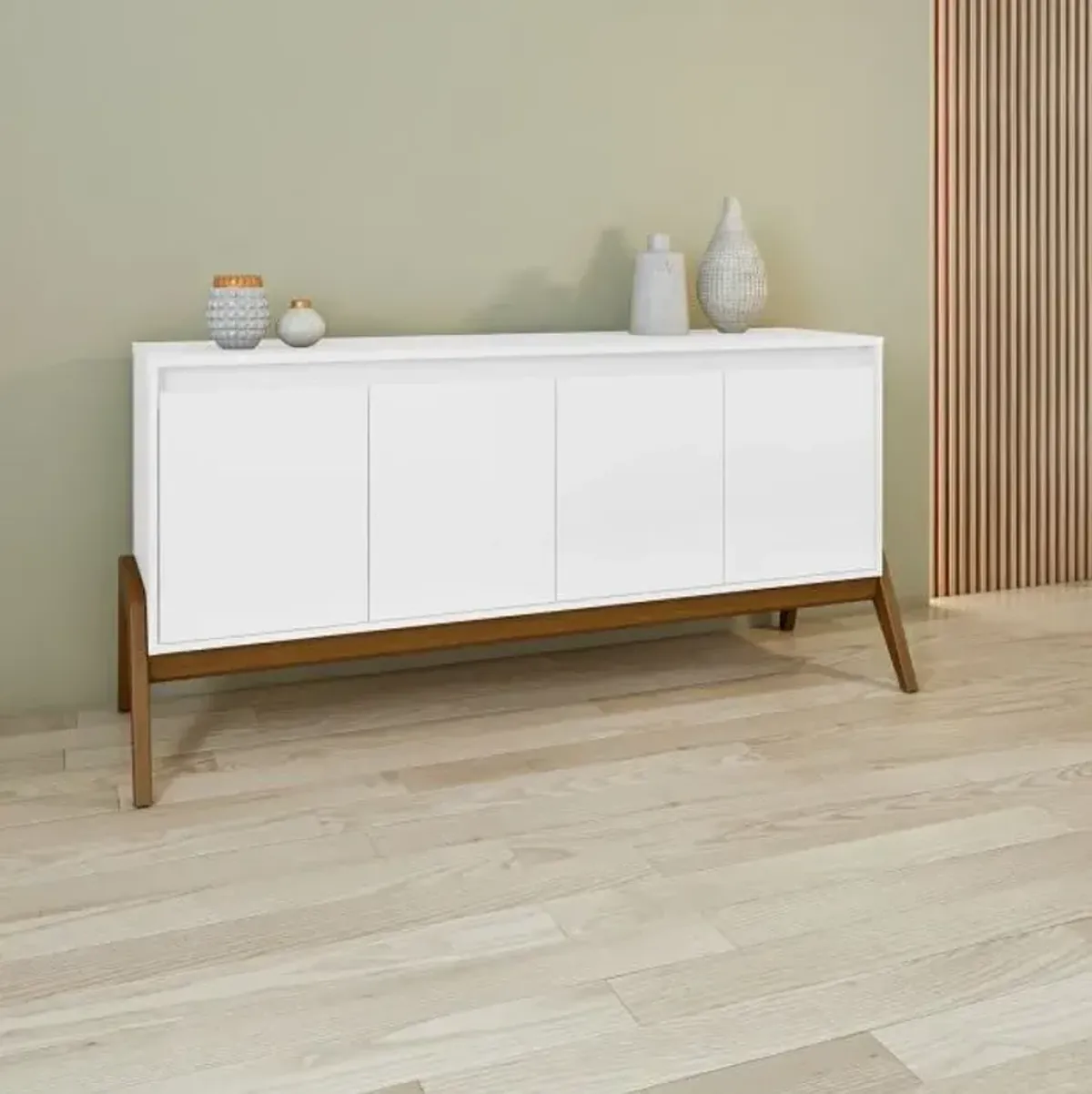 Zamir 63" Sideboard - Matte White