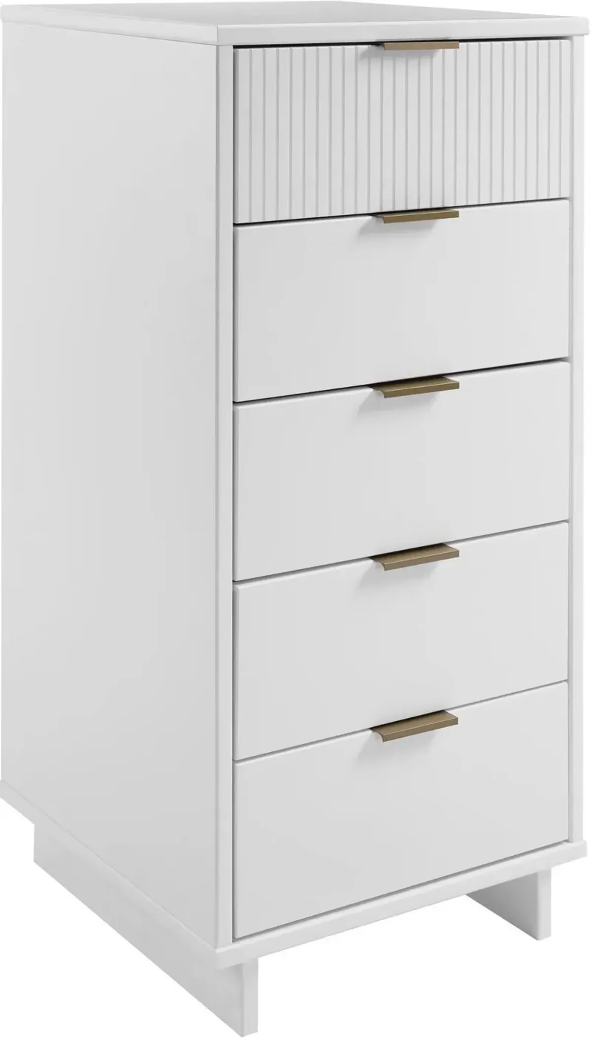 Kenya Dresser, 3 Drawer Dresser and Narrow Chest Set - White