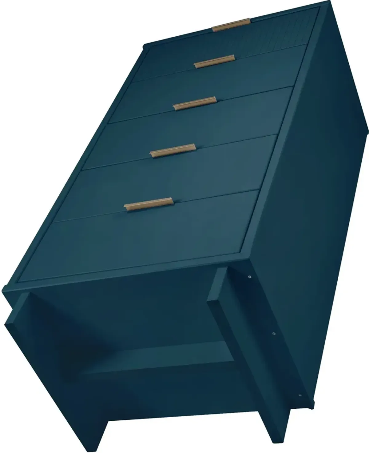 Kenya Dresser, 3 Drawer Dresser and Narrow Chest Set - Midnight Blue