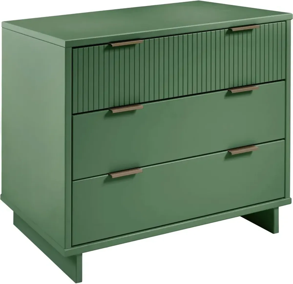 Kenya Dresser, 3 Drawer Dresser and Narrow Chest Set - Sage Green