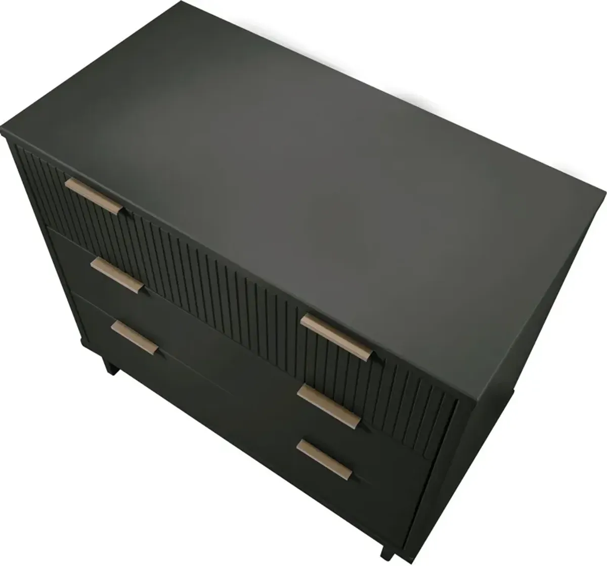 Kenya Dresser, 3 Drawer Dresser and Narrow Chest Set - Dark Grey