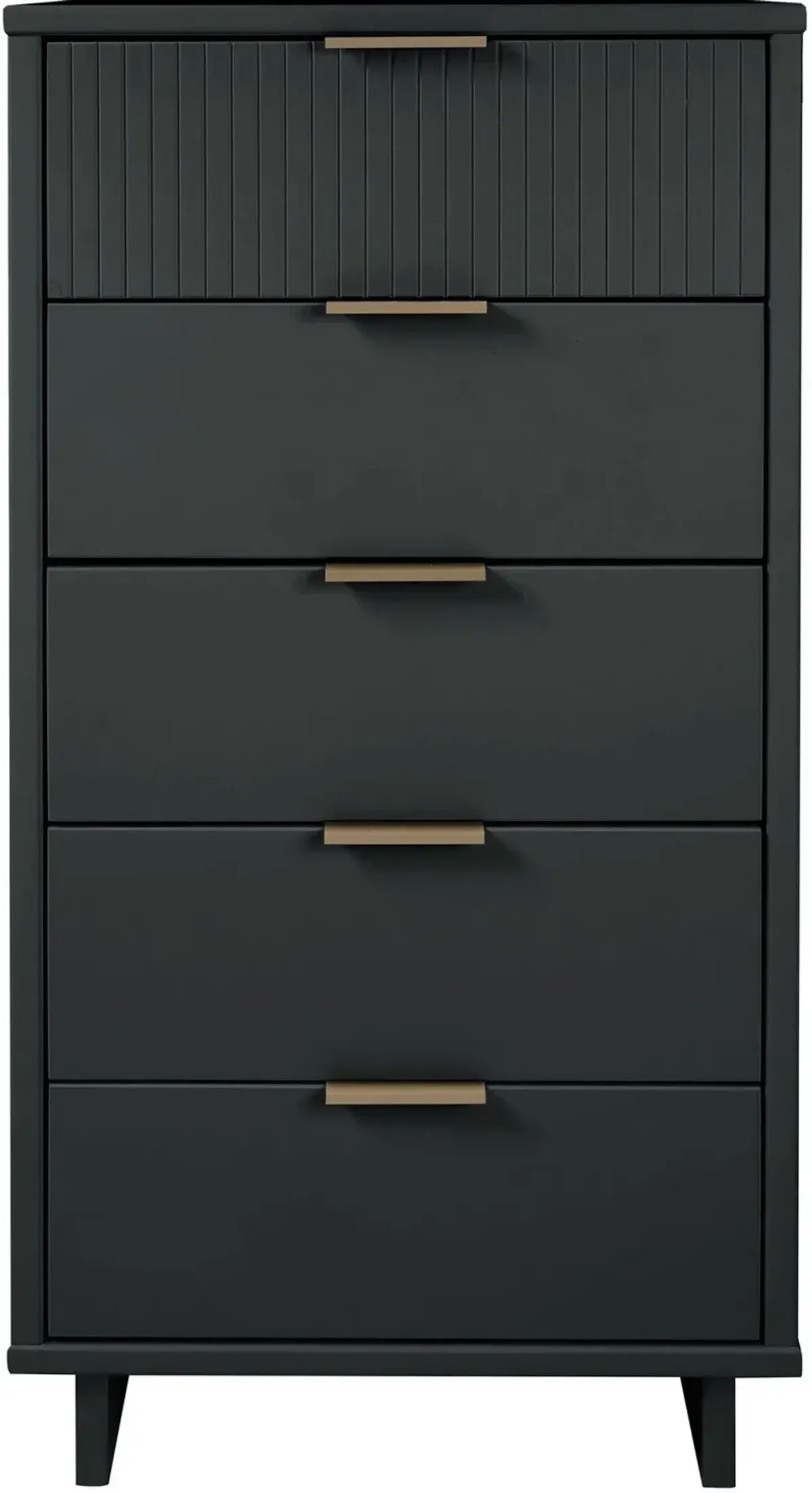 Kenya Dresser, 3 Drawer Dresser and Narrow Chest Set - Dark Grey