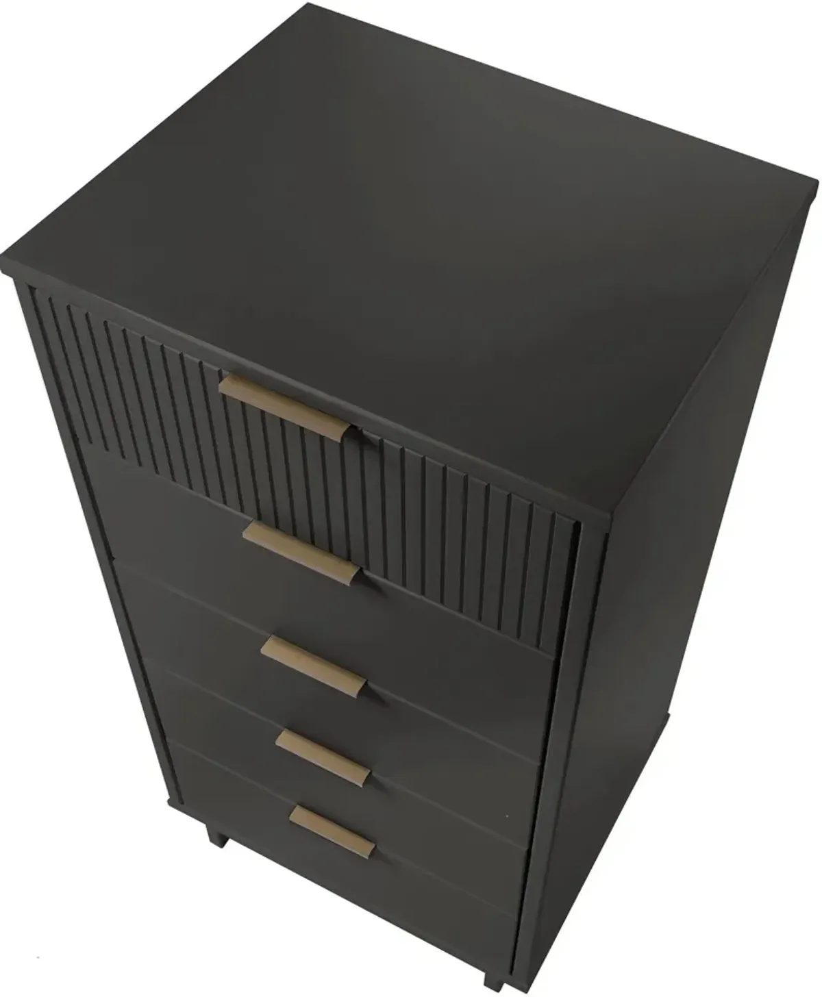 Kenya Dresser, 3 Drawer Dresser and Narrow Chest Set - Dark Grey