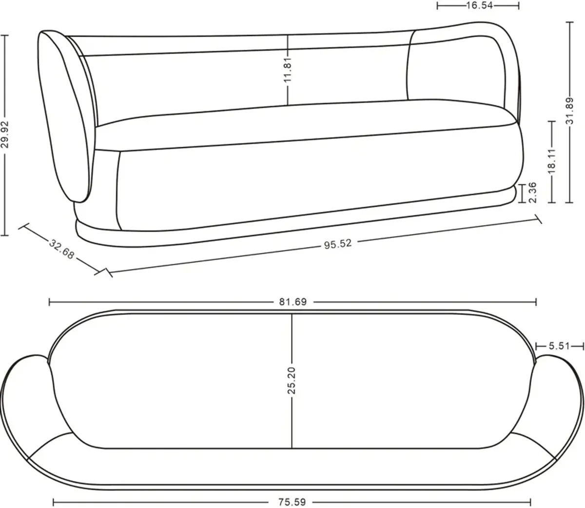 Benson Sofa - Cream