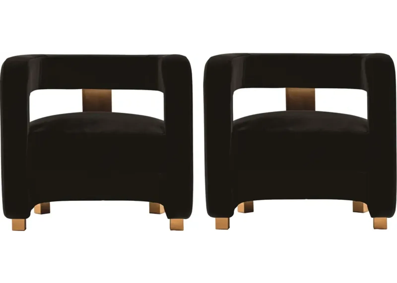 Braven Set of 2 Accent Chairs - Black