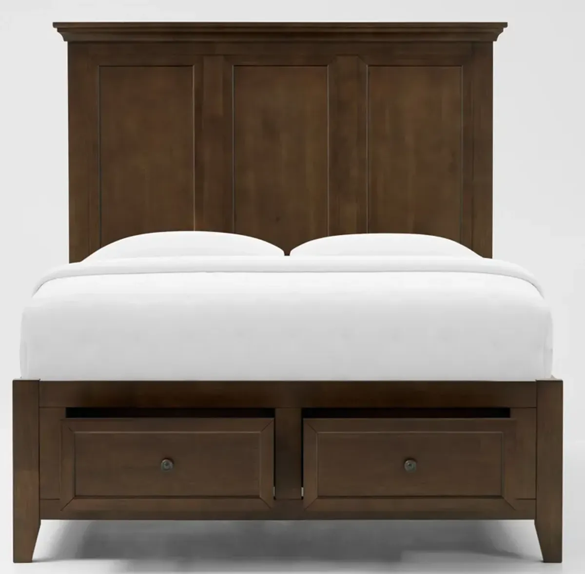 Lincoln Full Youth Storage Bed - Hickory