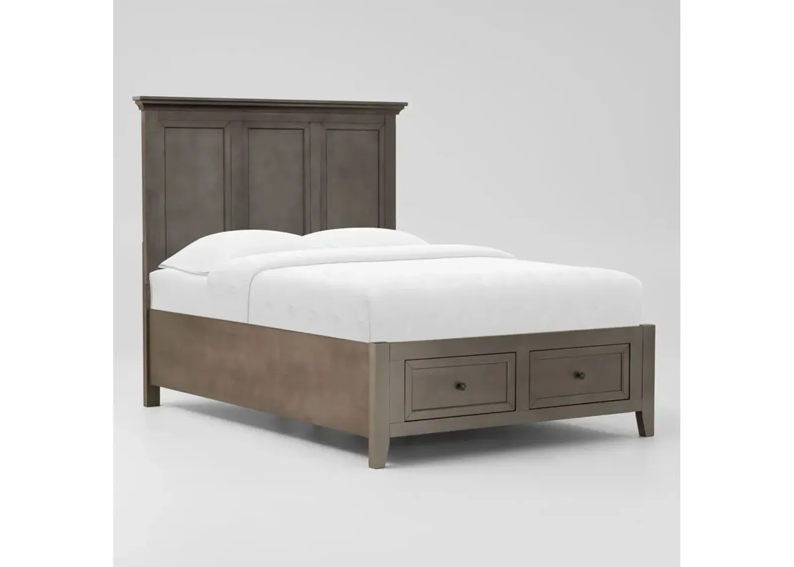 Lincoln Full Youth Storage Bed - Gray