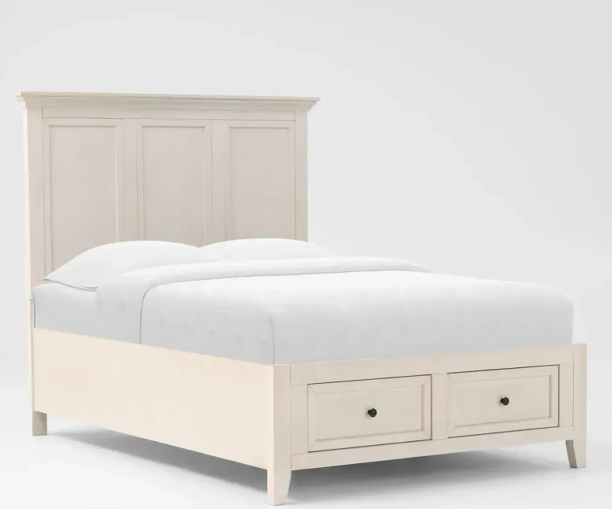 Lincoln Full Youth Storage Bed - White