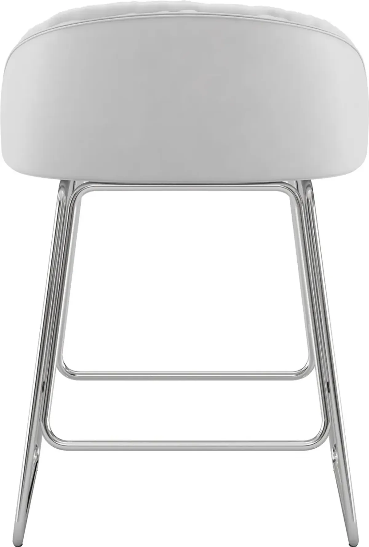 Hover Counter-Height Stool - White