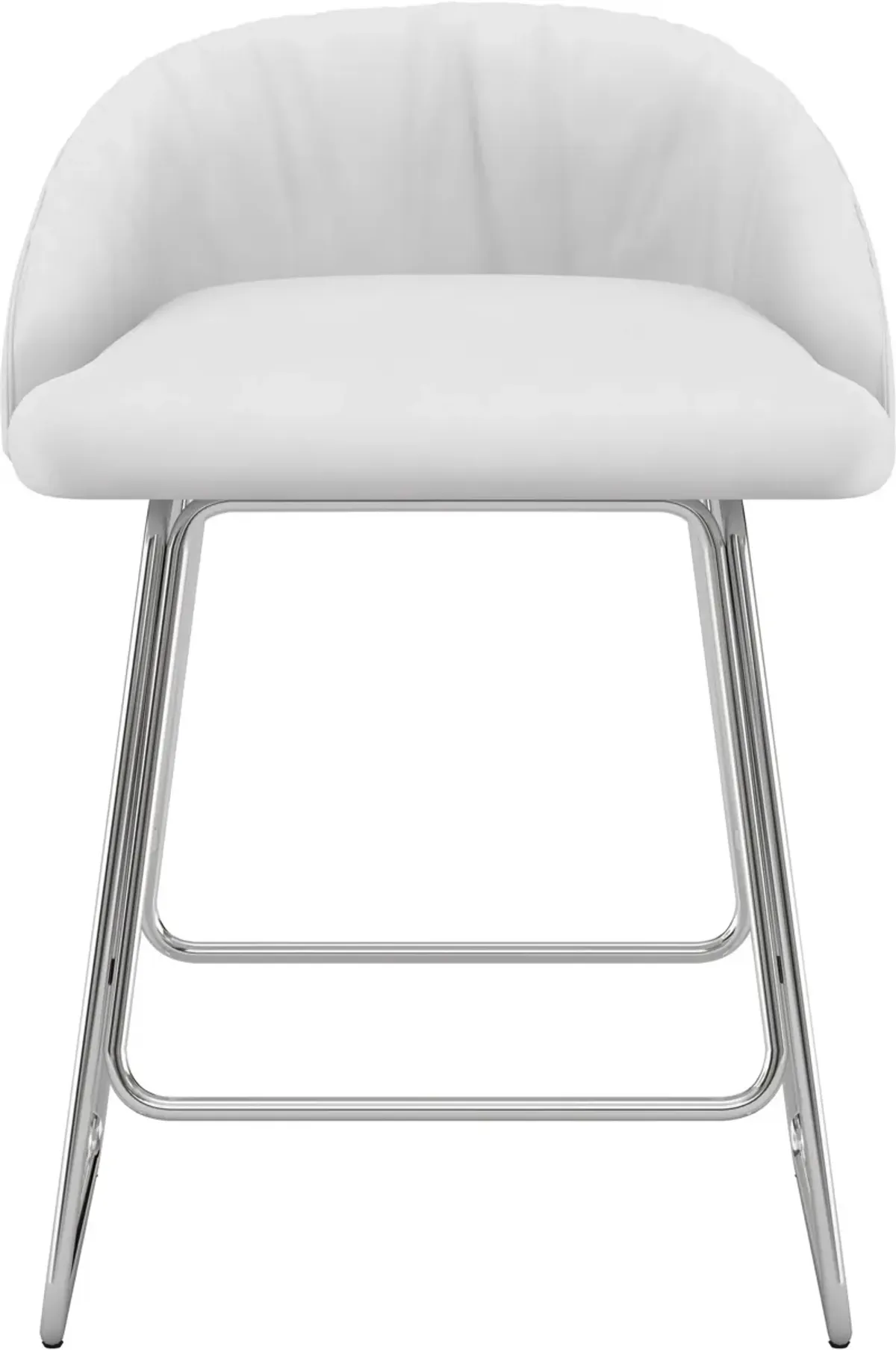 Hover Counter-Height Stool - White