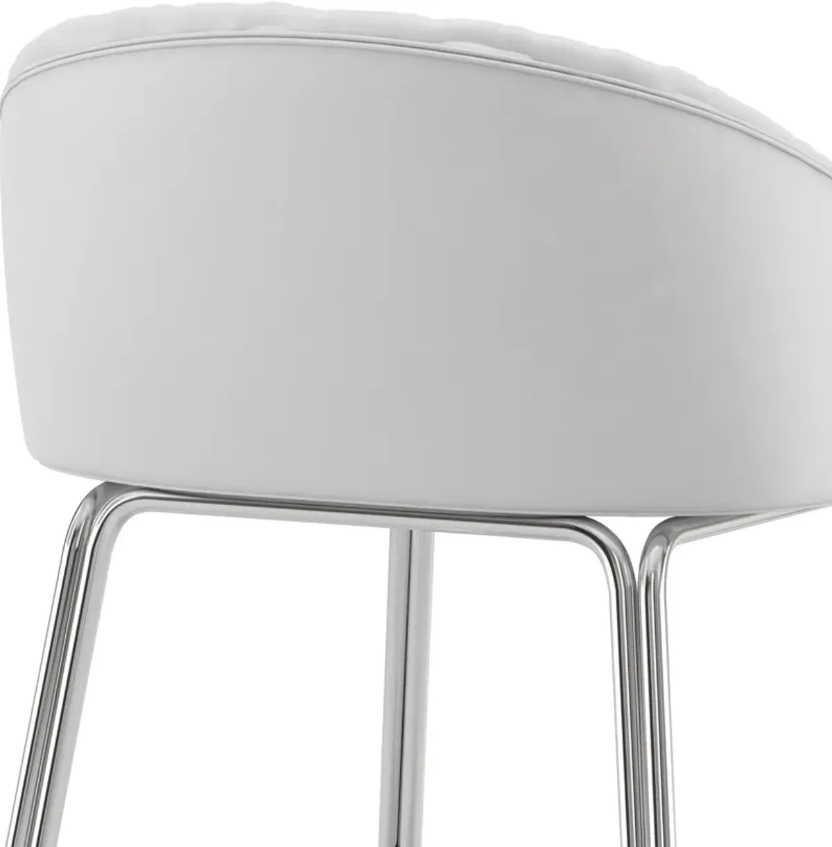 Hover Counter-Height Stool - White